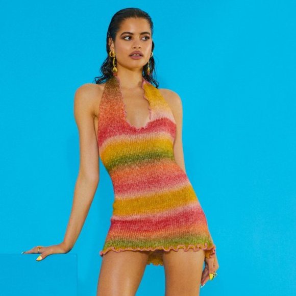 Jaded London | Dresses | Jaded London Multi Halter Knit Dress | Poshmark